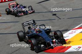 Jenson Button (GBR) McLaren MP4-29. 24.05.2014. Formula 1 World Championship, Rd 6, Monaco Grand Prix, Monte Carlo, Monaco, Qualifying Day