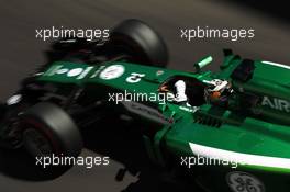 Kamui Kobayashi (JPN) Caterham CT05. 24.05.2014. Formula 1 World Championship, Rd 6, Monaco Grand Prix, Monte Carlo, Monaco, Qualifying Day