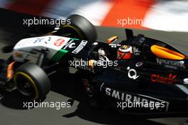 Nico Hulkenberg (GER) Sahara Force India F1 VJM07. 24.05.2014. Formula 1 World Championship, Rd 6, Monaco Grand Prix, Monte Carlo, Monaco, Qualifying Day