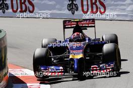 Daniil Kvyat (RUS) Scuderia Toro Rosso STR9. 24.05.2014. Formula 1 World Championship, Rd 6, Monaco Grand Prix, Monte Carlo, Monaco, Qualifying Day