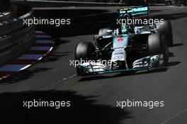 Nico Rosberg (GER) Mercedes AMG F1 W05. 24.05.2014. Formula 1 World Championship, Rd 6, Monaco Grand Prix, Monte Carlo, Monaco, Qualifying Day