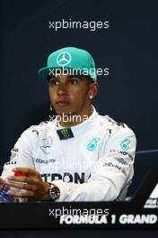 Lewis Hamilton (GBR) Mercedes AMG F1 in the FIA Press Conference. 24.05.2014. Formula 1 World Championship, Rd 6, Monaco Grand Prix, Monte Carlo, Monaco, Qualifying Day