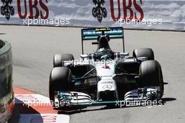 Nico Rosberg (GER) Mercedes AMG F1 W05. 24.05.2014. Formula 1 World Championship, Rd 6, Monaco Grand Prix, Monte Carlo, Monaco, Qualifying Day