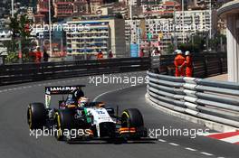 Nico Hulkenberg (GER) Sahara Force India F1 VJM07. 24.05.2014. Formula 1 World Championship, Rd 6, Monaco Grand Prix, Monte Carlo, Monaco, Qualifying Day