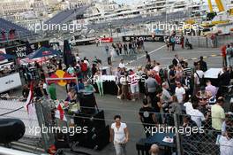 The swimming pool section in the evening. 24.05.2014. Formula 1 World Championship, Rd 6, Monaco Grand Prix, Monte Carlo, Monaco, Qualifying Day