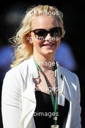 Emilia Pikkarainen (FIN) Swimmer, girlfriend of Valtteri Bottas (FIN) Williams. 24.05.2014. Formula 1 World Championship, Rd 6, Monaco Grand Prix, Monte Carlo, Monaco, Qualifying Day