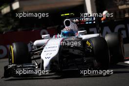 Valtteri Bottas (FIN) Williams FW36. 24.05.2014. Formula 1 World Championship, Rd 6, Monaco Grand Prix, Monte Carlo, Monaco, Qualifying Day