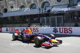 Sebastian Vettel (GER) Red Bull Racing RB10. 24.05.2014. Formula 1 World Championship, Rd 6, Monaco Grand Prix, Monte Carlo, Monaco, Qualifying Day