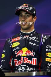 Daniel Ricciardo (AUS) Red Bull Racing in the FIA Press Conference. 24.05.2014. Formula 1 World Championship, Rd 6, Monaco Grand Prix, Monte Carlo, Monaco, Qualifying Day