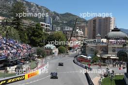 Kevin Magnussen (DEN) McLaren MP4-29 leads team mate Jenson Button (GBR) McLaren MP4-29. 24.05.2014. Formula 1 World Championship, Rd 6, Monaco Grand Prix, Monte Carlo, Monaco, Qualifying Day