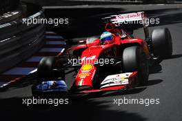 Fernando Alonso (ESP) Ferrari F14-T. 24.05.2014. Formula 1 World Championship, Rd 6, Monaco Grand Prix, Monte Carlo, Monaco, Qualifying Day