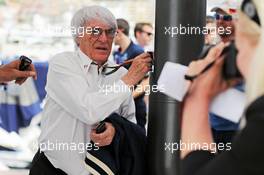 Bernie Ecclestone (GBR). 25.05.2014. Formula 1 World Championship, Rd 6, Monaco Grand Prix, Monte Carlo, Monaco, Race Day.