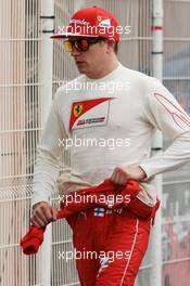 Kimi Raikkonen (FIN) Ferrari. 25.05.2014. Formula 1 World Championship, Rd 6, Monaco Grand Prix, Monte Carlo, Monaco, Race Day.