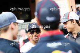 Lewis Hamilton (GBR) Mercedes AMG F1 on the drivers parade. 25.05.2014. Formula 1 World Championship, Rd 6, Monaco Grand Prix, Monte Carlo, Monaco, Race Day.