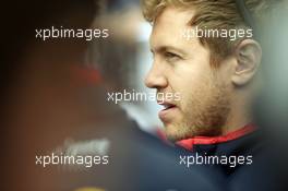 Sebastian Vettel (GER) Red Bull Racing on the drivers parade. 25.05.2014. Formula 1 World Championship, Rd 6, Monaco Grand Prix, Monte Carlo, Monaco, Race Day.
