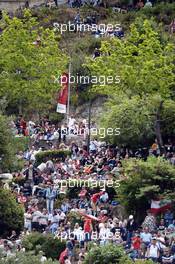 Fans on the hill. 25.05.2014. Formula 1 World Championship, Rd 6, Monaco Grand Prix, Monte Carlo, Monaco, Race Day.