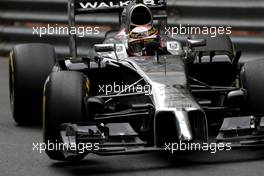 Kevin Magnussen (DEN), McLaren F1  22.05.2014. Formula 1 World Championship, Rd 6, Monaco Grand Prix, Monte Carlo, Monaco, Practice Day.