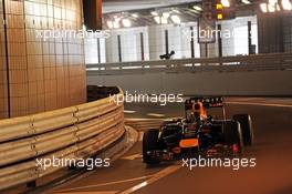 Sebastian Vettel (GER) Red Bull Racing RB10. 22.05.2014. Formula 1 World Championship, Rd 6, Monaco Grand Prix, Monte Carlo, Monaco, Practice Day.