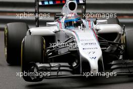 Valtteri Bottas (FIN), Williams F1 Team  22.05.2014. Formula 1 World Championship, Rd 6, Monaco Grand Prix, Monte Carlo, Monaco, Practice Day.