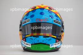 The helmet of Esteban Gutierrez (MEX) Sauber. 22.05.2014. Formula 1 World Championship, Rd 6, Monaco Grand Prix, Monte Carlo, Monaco, Practice Day.