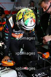 Sergio Perez (MEX) Sahara Force India F1 VJM07. 22.05.2014. Formula 1 World Championship, Rd 6, Monaco Grand Prix, Monte Carlo, Monaco, Practice Day.
