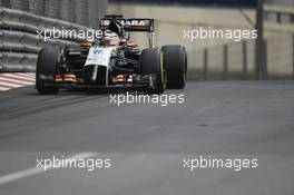 Nico Hulkenberg (GER) Sahara Force India F1 VJM07. 22.05.2014. Formula 1 World Championship, Rd 6, Monaco Grand Prix, Monte Carlo, Monaco, Practice Day.