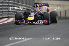 Daniel Ricciardo (AUS) Red Bull Racing RB10. 22.05.2014. Formula 1 World Championship, Rd 6, Monaco Grand Prix, Monte Carlo, Monaco, Practice Day.