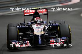 Daniil Kvyat (RUS) Scuderia Toro Rosso STR9. 22.05.2014. Formula 1 World Championship, Rd 6, Monaco Grand Prix, Monte Carlo, Monaco, Practice Day.