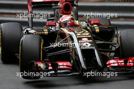 Pastor Maldonado (VEN), Lotus F1 Team  22.05.2014. Formula 1 World Championship, Rd 6, Monaco Grand Prix, Monte Carlo, Monaco, Practice Day.