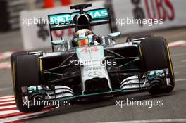 Lewis Hamilton (GBR) Mercedes AMG F1 W05. 22.05.2014. Formula 1 World Championship, Rd 6, Monaco Grand Prix, Monte Carlo, Monaco, Practice Day.