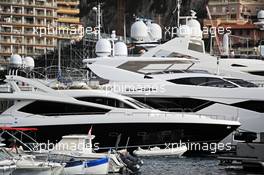 Boats in the scenic Monaco Harbour. 22.05.2014. Formula 1 World Championship, Rd 6, Monaco Grand Prix, Monte Carlo, Monaco, Practice Day.