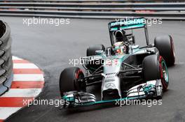 Lewis Hamilton (GBR) Mercedes AMG F1 W05. 22.05.2014. Formula 1 World Championship, Rd 6, Monaco Grand Prix, Monte Carlo, Monaco, Practice Day.