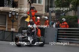 Adrian Sutil (GER), Sauber F1 Team  22.05.2014. Formula 1 World Championship, Rd 6, Monaco Grand Prix, Monte Carlo, Monaco, Practice Day.