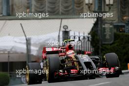 Pastor Maldonado (VEN), Lotus F1 Team  22.05.2014. Formula 1 World Championship, Rd 6, Monaco Grand Prix, Monte Carlo, Monaco, Practice Day.