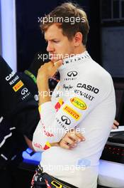 Sebastian Vettel (GER) Red Bull Racing. 22.05.2014. Formula 1 World Championship, Rd 6, Monaco Grand Prix, Monte Carlo, Monaco, Practice Day.