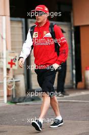 Kimi Raikkonen (FIN) Ferrari. 22.05.2014. Formula 1 World Championship, Rd 6, Monaco Grand Prix, Monte Carlo, Monaco, Practice Day.