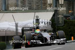 Esteban Gutierrez (MEX), Sauber F1 Team  22.05.2014. Formula 1 World Championship, Rd 6, Monaco Grand Prix, Monte Carlo, Monaco, Practice Day.