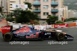 Daniil Kvyat (RUS) Scuderia Toro Rosso STR9. 22.05.2014. Formula 1 World Championship, Rd 6, Monaco Grand Prix, Monte Carlo, Monaco, Practice Day.