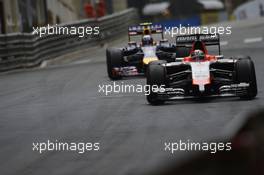 Jules Bianchi (FRA) Marussia F1 Team MR03.  22.05.2014. Formula 1 World Championship, Rd 6, Monaco Grand Prix, Monte Carlo, Monaco, Practice Day.