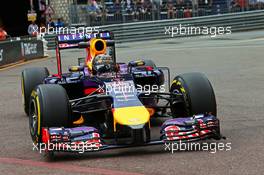 Sebastian Vettel (GER) Red Bull Racing RB10. 22.05.2014. Formula 1 World Championship, Rd 6, Monaco Grand Prix, Monte Carlo, Monaco, Practice Day.