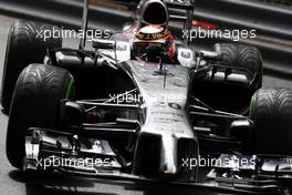 Kevin Magnussen (DEN) McLaren MP4-29. 22.05.2014. Formula 1 World Championship, Rd 6, Monaco Grand Prix, Monte Carlo, Monaco, Practice Day.