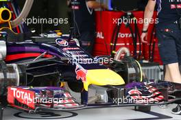 New front cameras on the Red Bull Racing RB10 of Daniel Ricciardo (AUS) Red Bull Racing. 22.05.2014. Formula 1 World Championship, Rd 6, Monaco Grand Prix, Monte Carlo, Monaco, Practice Day.