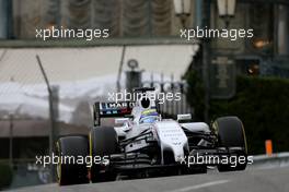 Felipe Massa (BRA), Williams F1 Team  22.05.2014. Formula 1 World Championship, Rd 6, Monaco Grand Prix, Monte Carlo, Monaco, Practice Day.