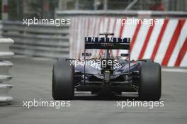 Sebastian Vettel (GER) Red Bull Racing RB10. 22.05.2014. Formula 1 World Championship, Rd 6, Monaco Grand Prix, Monte Carlo, Monaco, Practice Day.