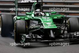 Kamui Kobayashi (JPN), Caterham F1 Team  22.05.2014. Formula 1 World Championship, Rd 6, Monaco Grand Prix, Monte Carlo, Monaco, Practice Day.