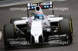 Valtteri Bottas (FIN) Williams FW36. 22.05.2014. Formula 1 World Championship, Rd 6, Monaco Grand Prix, Monte Carlo, Monaco, Practice Day.