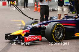 New front cameras on the Red Bull Racing RB10. 22.05.2014. Formula 1 World Championship, Rd 6, Monaco Grand Prix, Monte Carlo, Monaco, Practice Day.