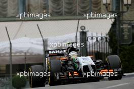 Sergio Perez (MEX), Sahara Force India  22.05.2014. Formula 1 World Championship, Rd 6, Monaco Grand Prix, Monte Carlo, Monaco, Practice Day.
