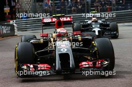 Pastor Maldonado (VEN) Lotus F1 E21. 22.05.2014. Formula 1 World Championship, Rd 6, Monaco Grand Prix, Monte Carlo, Monaco, Practice Day.