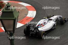 Valtteri Bottas (FIN) Williams FW36. 22.05.2014. Formula 1 World Championship, Rd 6, Monaco Grand Prix, Monte Carlo, Monaco, Practice Day.